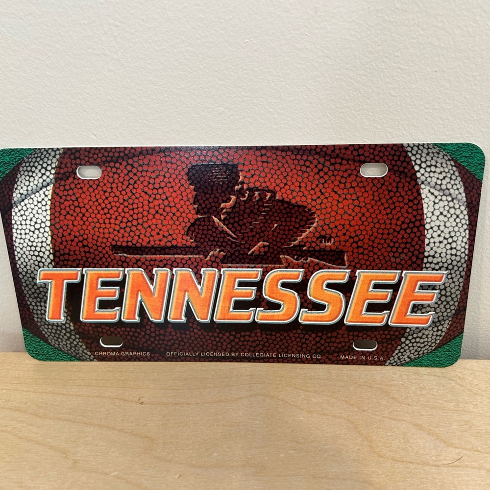 University Of Tennessee Football Volunteers‎ NCAA Decorative License Plate